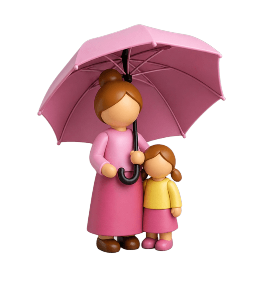 Character Umbrella Family 903x1024